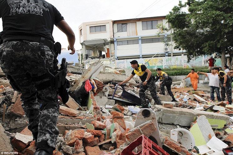 Terremoto en Ecuador